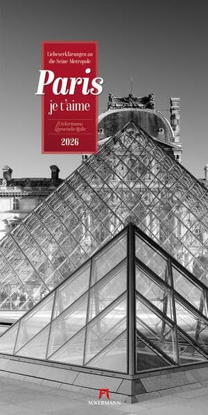 Paris, je t'aime Literatur-Kalender 2026