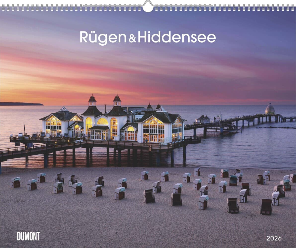 DUMONT - Rügen & Hiddensee 2026 - Wandkalender 52 x 43 cm Naturfotografie, für Ostsee-Liebhaber & Reiselustige