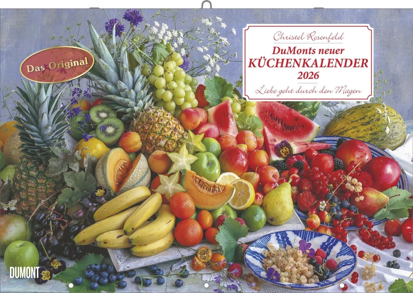 DUMONTS - DuMonts neuer Küchenkalender 2026 - Broschürenkalender 42 x 29 cm - Mit Rezepten, Gedichten & Food-Fotografie für die Küche