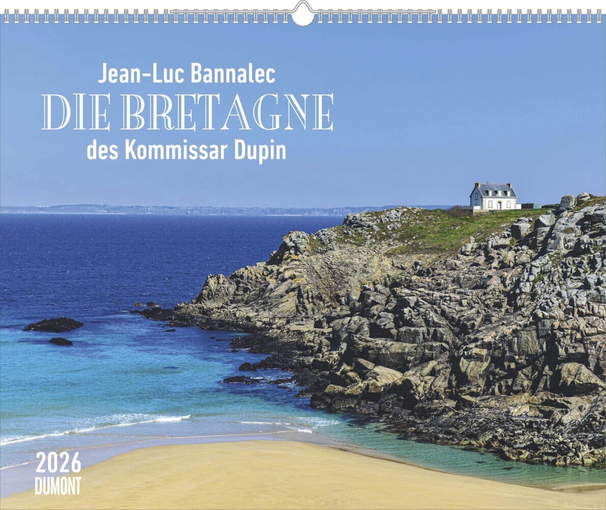 DUMONT - Jean-Luc Bannalec: Die Bretagne des Kommissar Dupin 2026 - Wandkalender 52x43 cm mit 12 Fotografien & Textzitaten aus den Bestseller-Krimis