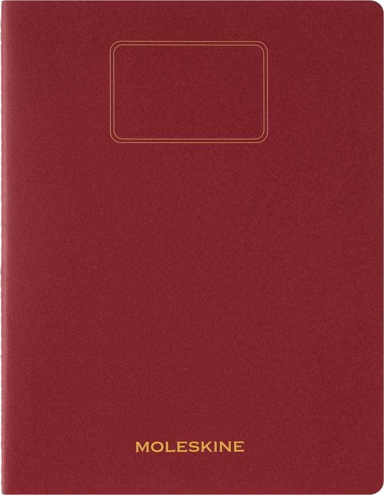 Moleskine Student Cahier, XXL, liniert, Kartoneinband, Rot