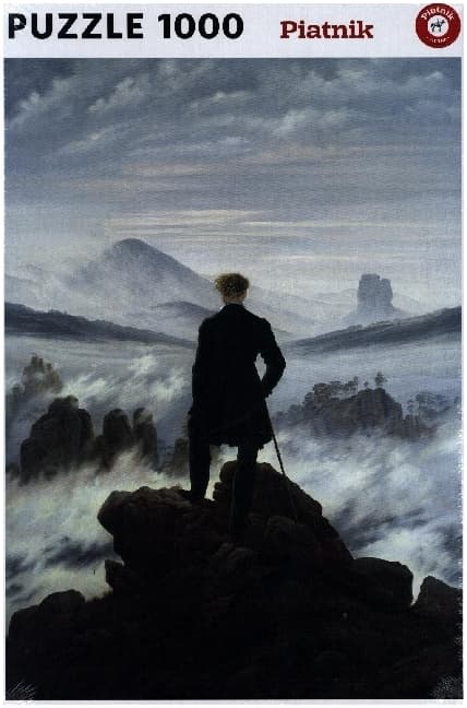 Friedrich - Wanderer über dem Nebelmeer - 1000 Teile Puzzle