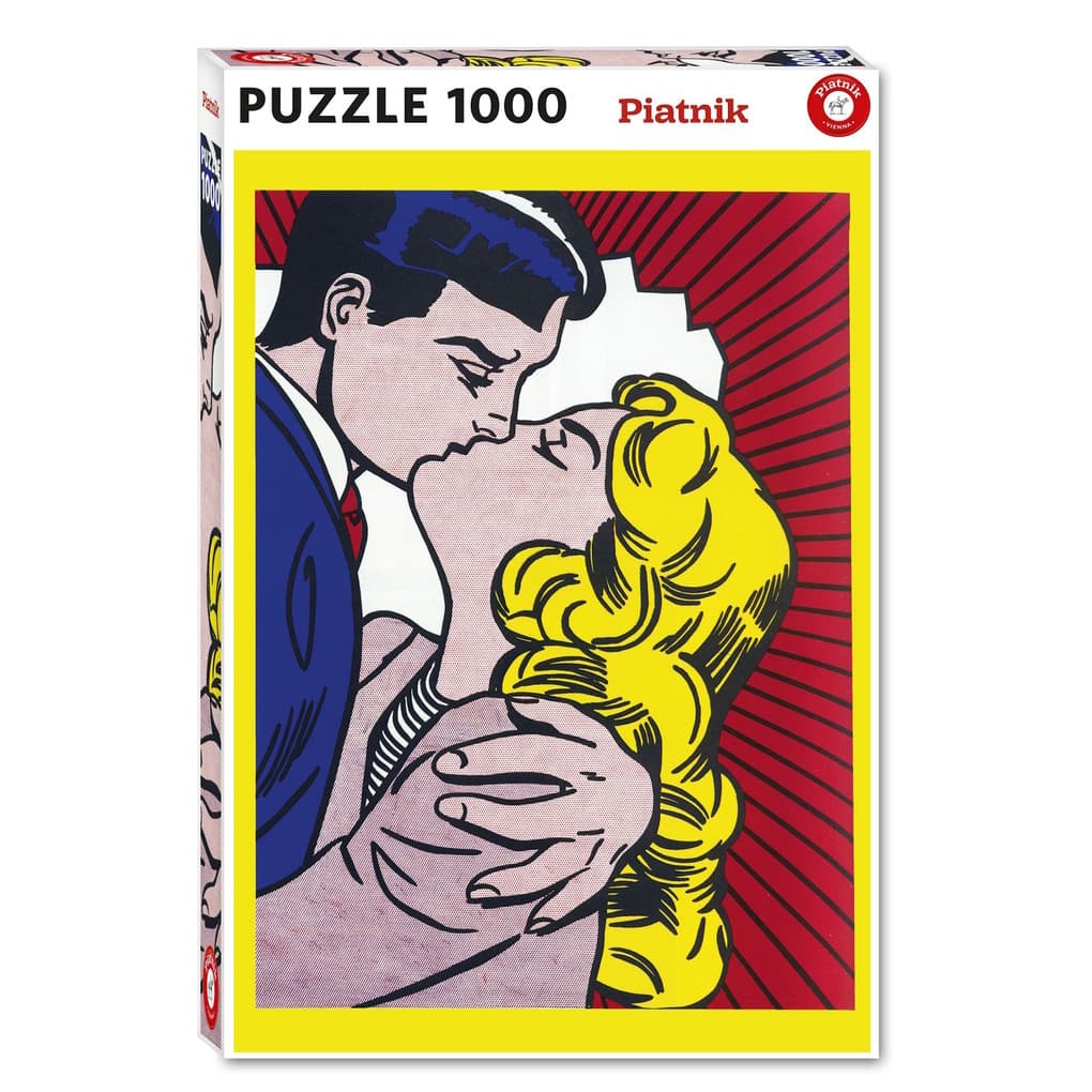 Lichtenstein - Kiss III - 1000 Teile Puzzle