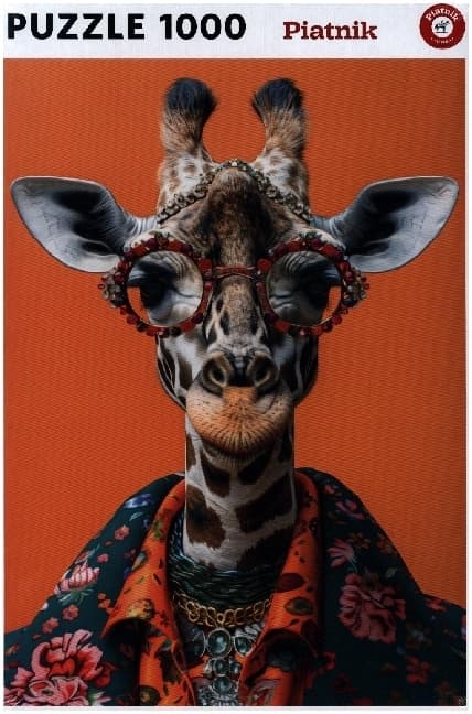 Crazy Giraffe - 1000 Teile Puzzle