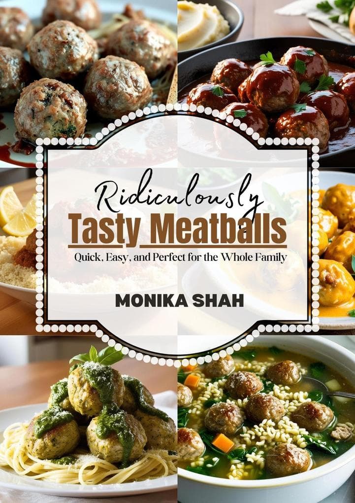 Ridiculously Tasty Meatballs: Quick, Easy, and Perfect for the Whole Family