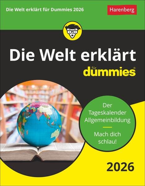 Die Welt erklärt für Dummies Tagesabreißkalender 2026