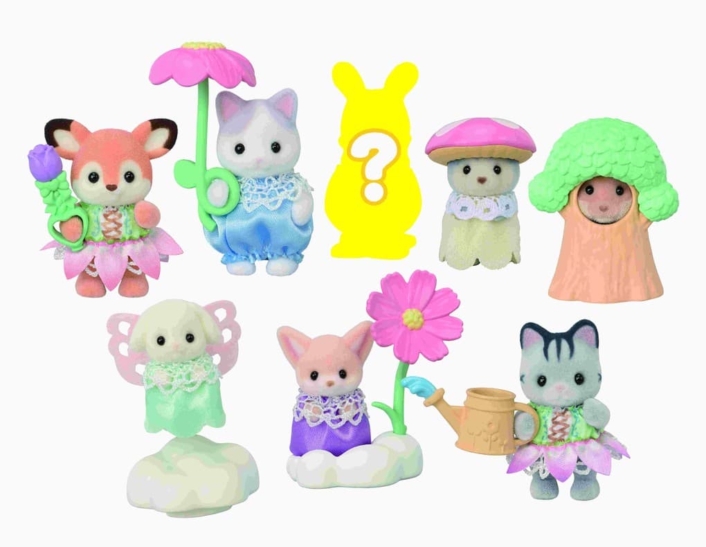 Sylvanian Families 5823 - Blumen Babyfreunde, Sammelfigur Serie 14, 1 Stück sortiert