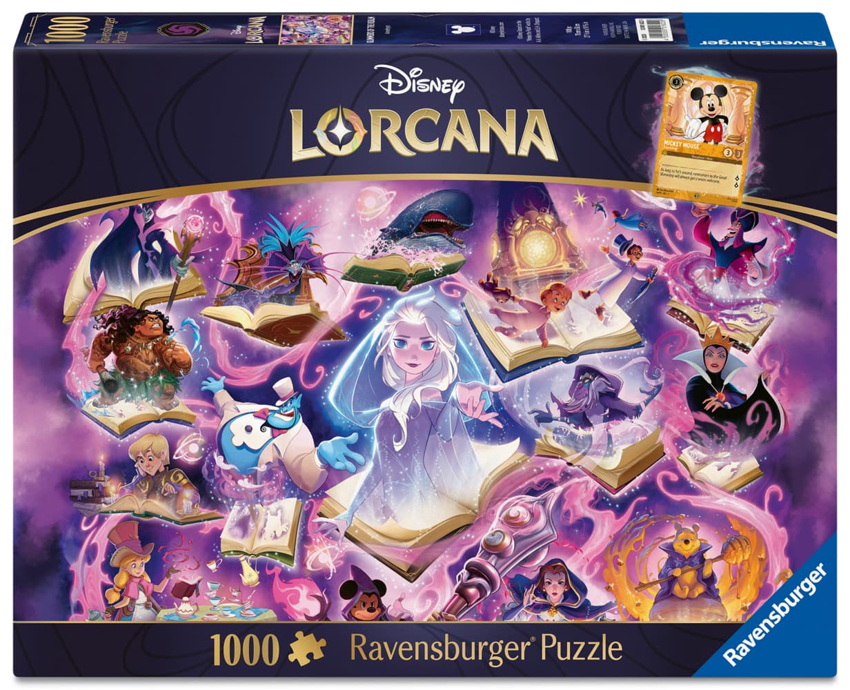 Erwachsenenpuzzle 1000 Teile - Disney Lorcana - Glimmers of the Realm: Amethyst