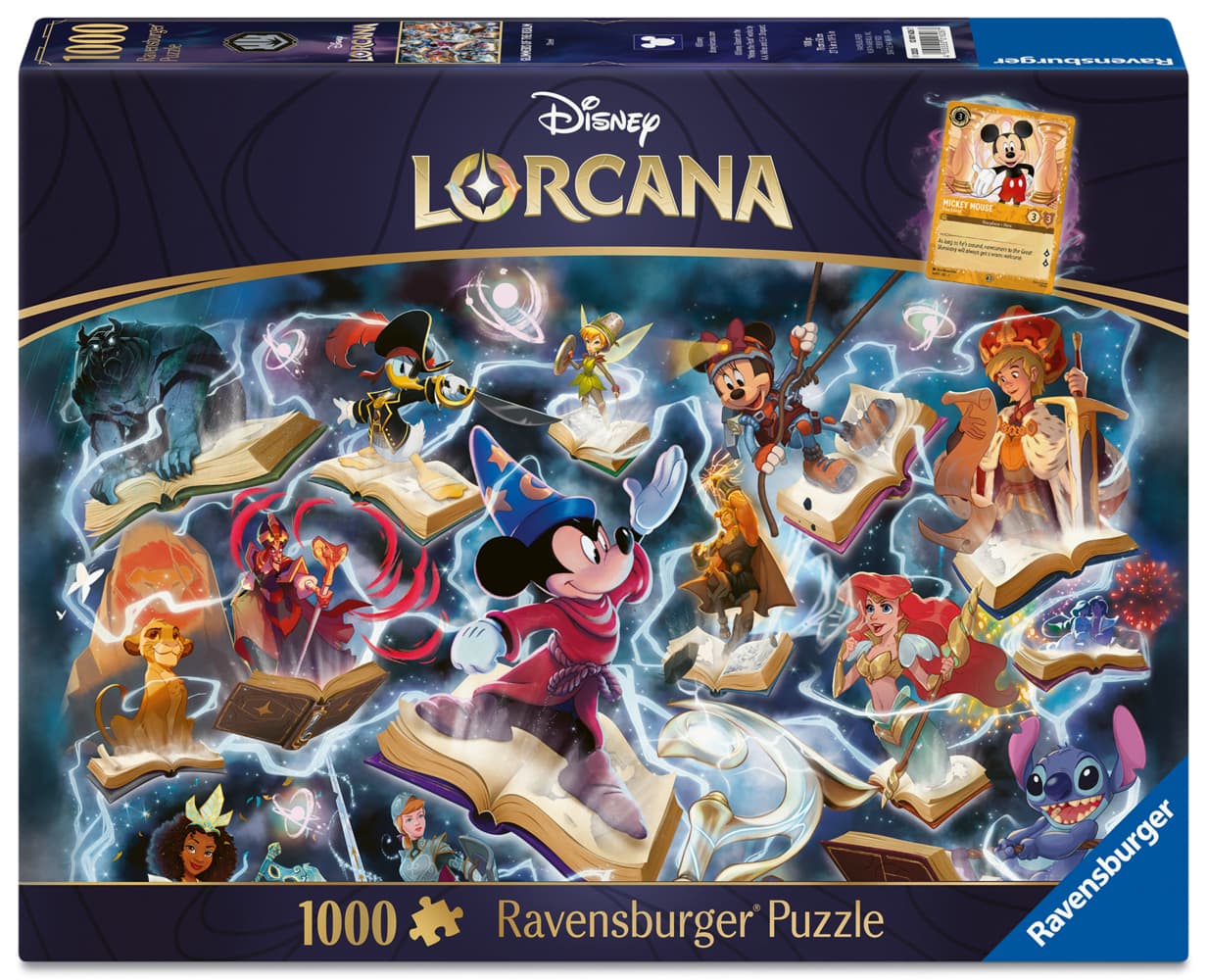 Erwachsenenpuzzle 1000 Teile - Disney Lorcana - Glimmers of the Realm: Steel