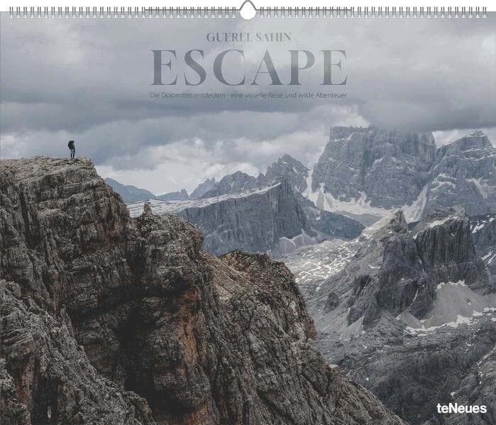 teNeues - Escape - Die Dolomiten entdecken 2026 | Großformatiger Wandkalender 60x50 cm mit Fotografien von Gürel Sahin für Naturfreunde, Wanderer & Bergliebhaber