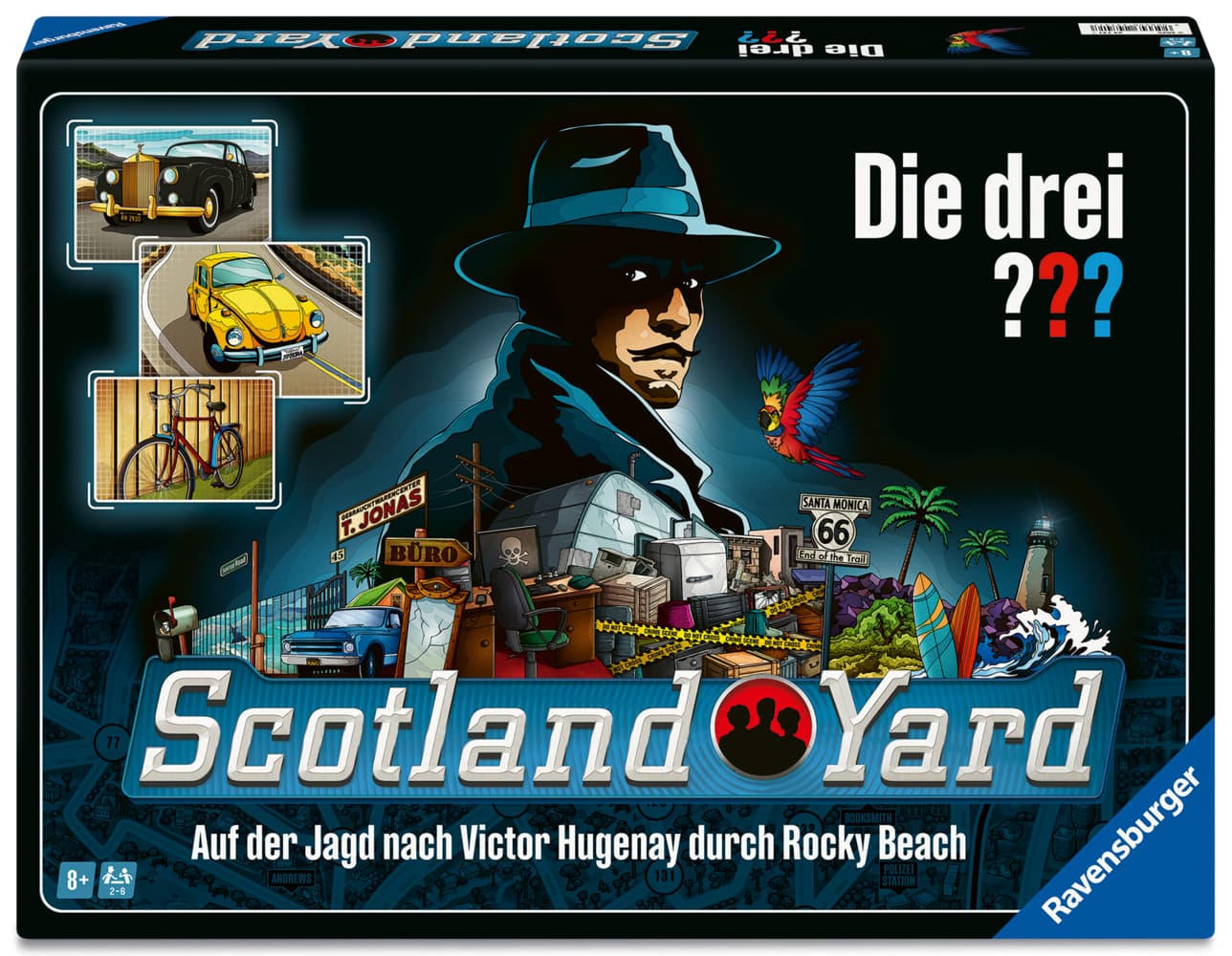 Die drei ??? Scotland Yard - Gesellschaftsspiel & Brettspiel ab 8 Jahre