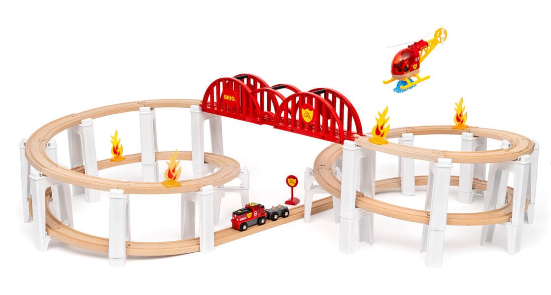 BRIO World - 36114 Großes Spiralenset| Spielzeuglok-Set für Kinder ab 3 Jahren