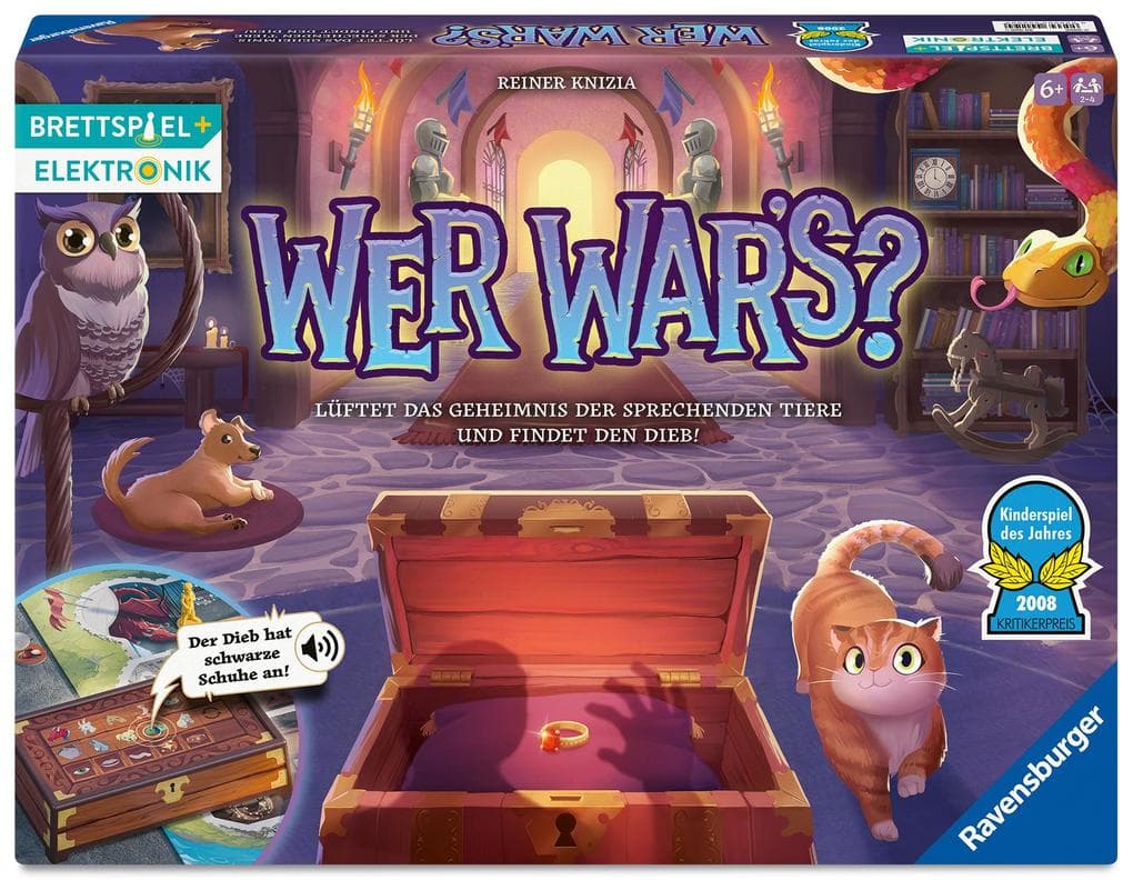 Wer war's? - Kinderspiel ab 6 Jahre