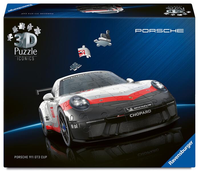 3D Puzzle Iconics: Porsche 911 GT3 Cup