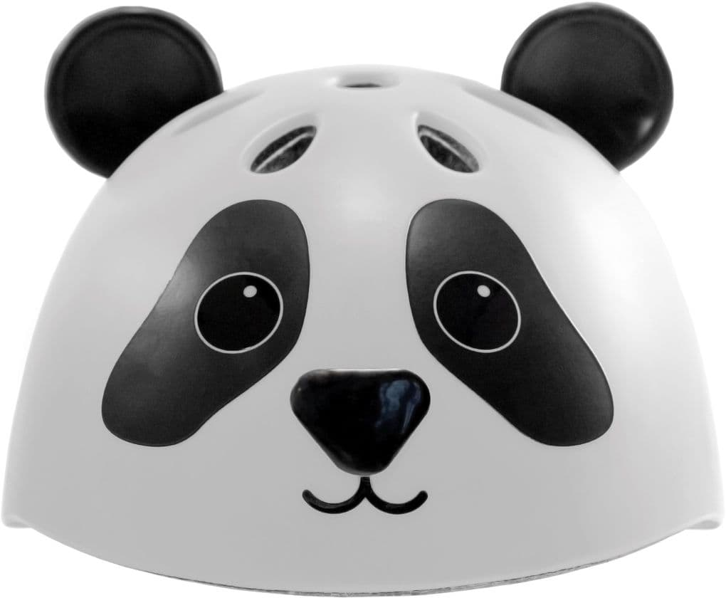 HUDORA 84911 - Kinderhelm Panda, Gr. 44-47, Sicherheitshelm für Fahrrad und Inlineskaten