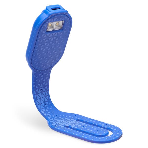 Flexilight RC (Blue Hexagonal) - wiederaufladbares Leselicht - 2 in 1 Leselampe & Lesezeichen - LED Leselicht - Geschenk für Leser, Buchliebhaber - Deutsche Ausgabe
