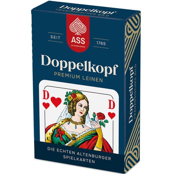 ASS Doppelkopf Leinen, französisches Bild in Faltschachtel (FSC zertifiziert)