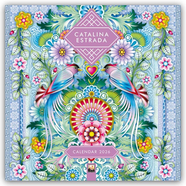 Catalina Estrada Kunstkalender 2026 - Original Flame Tree Publishing-Kalender [Kalender]