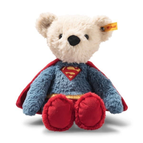 Steiff 114229 - Teddybär Superman, 29 cm, Plüsch