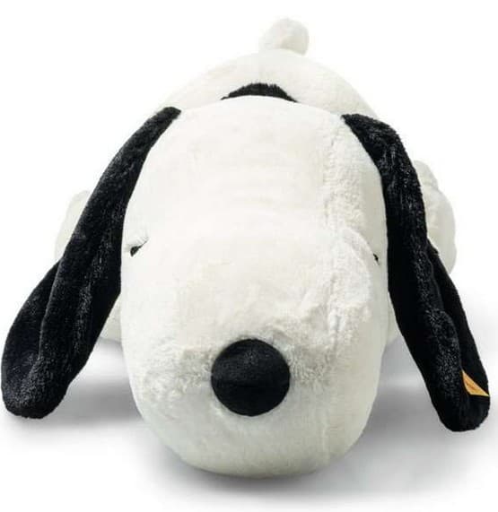 Steiff 024719 - Snoopy liegend, 43 cm, Plüsch-Hund aus der Comicserie Peanuts