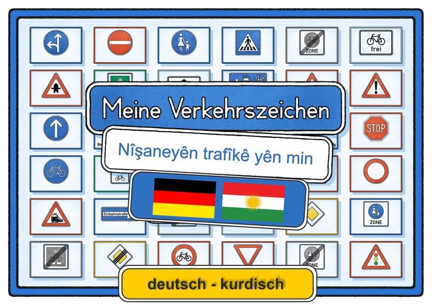 Meine Verkehrszeichen deutsch - kurdisch