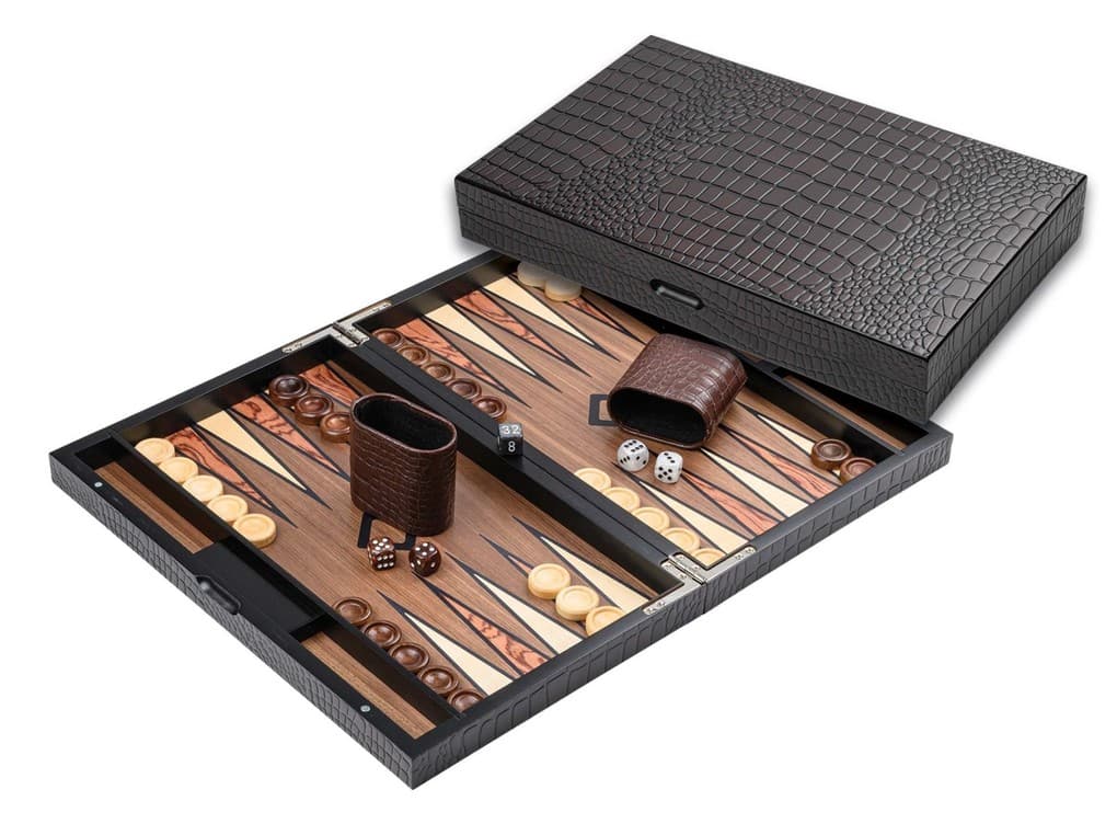 Philos 1185 - Backgammon Pondikonisi, medium, Holz, Magnetverschluss