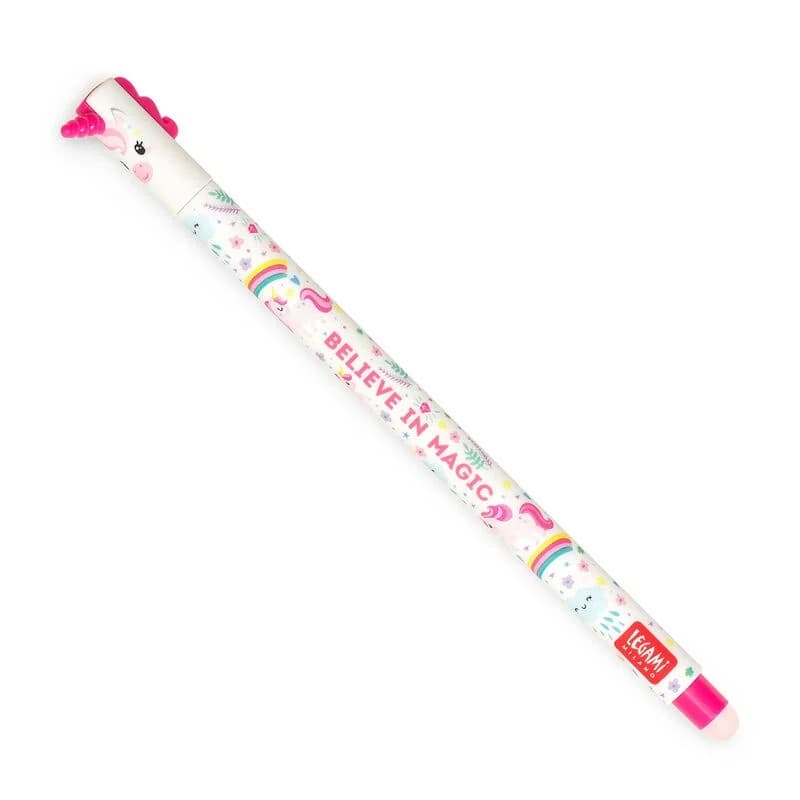 Legami Löschbarer Gelstift - Erasable Pen, Unicorn/Einhorn