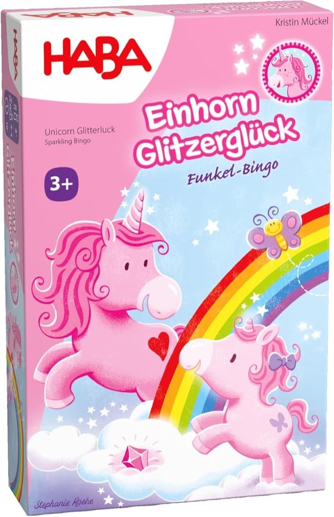 Einhorn Glitzerglück - Funkelbingo