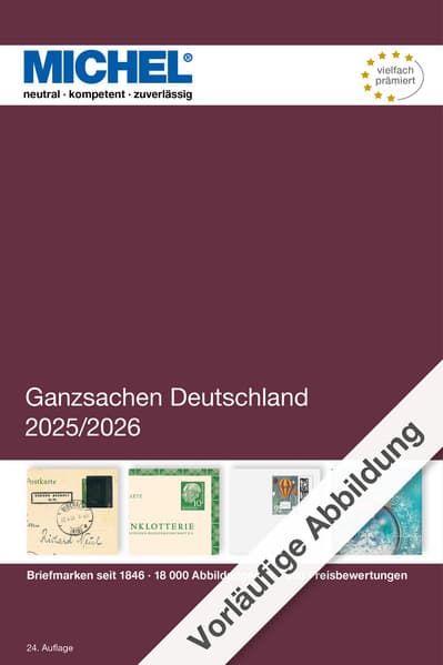 Ganzsachen Deutschland 2025/2026
