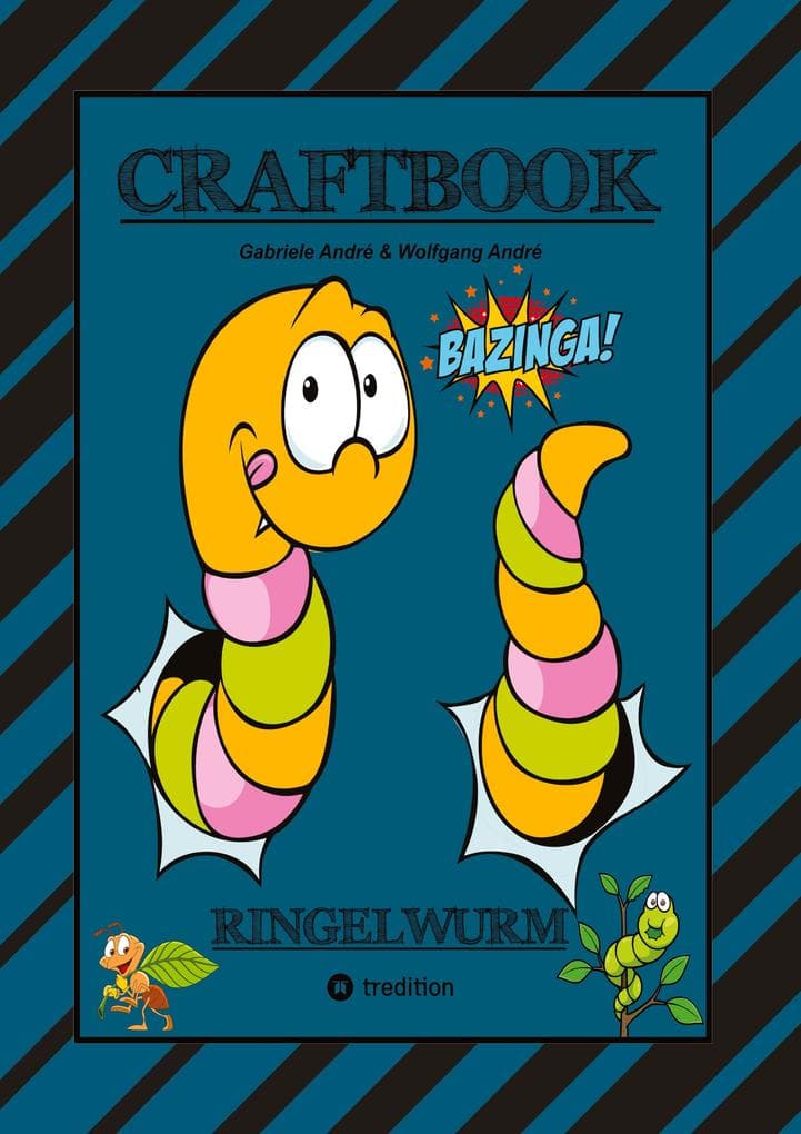 CRAFTBOOK - LUSTIGE AUSMALMOTIVE - KNIFFLIGE RÄTSEL - SPANNENDE AUFGABEN - WISSENSWERTES - DEINE LUSTIGE KURZGESCHICHTE - BASTELANLEITUNG