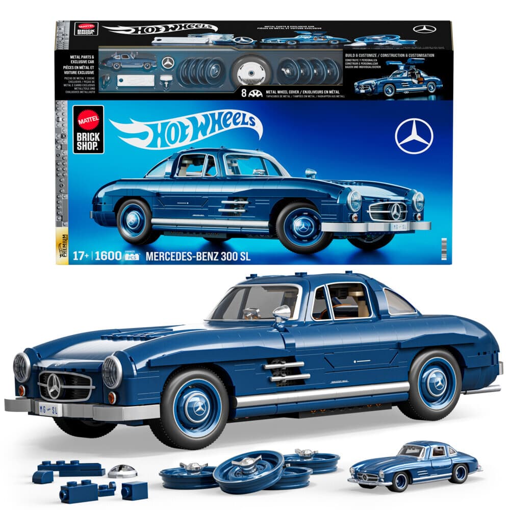 MEGA Showcase Hot Wheels Mercedes-Benz 300SL