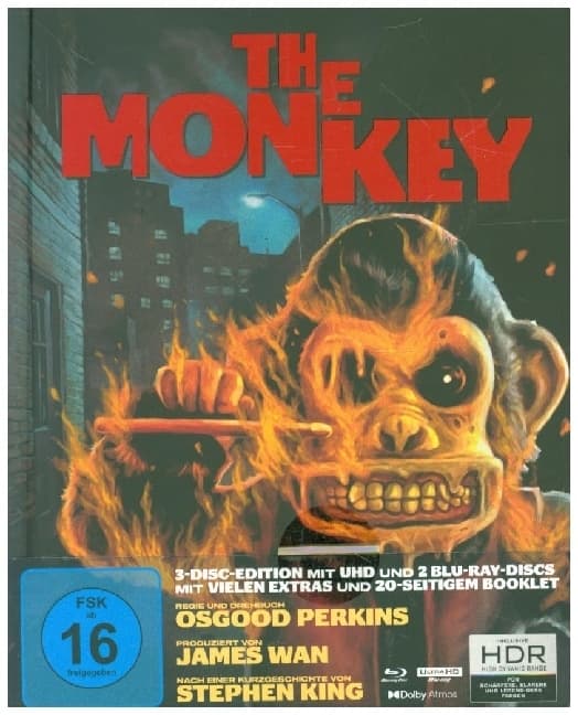 The Monkey,1 4K UHD-Blu-ray + 2 Blu-ray (Mediabook)