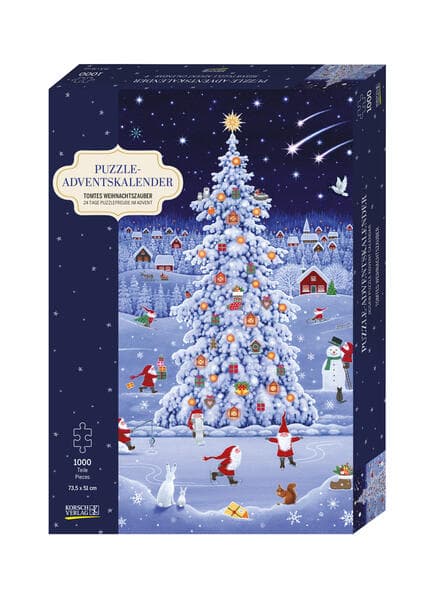 Puzzle-Adventskalender 'Tomtes Weihnachtszauber'