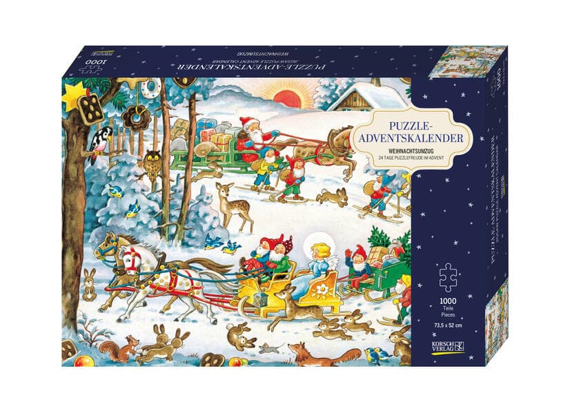 Puzzle-Adventskalender 'Weihnachtsumzug'