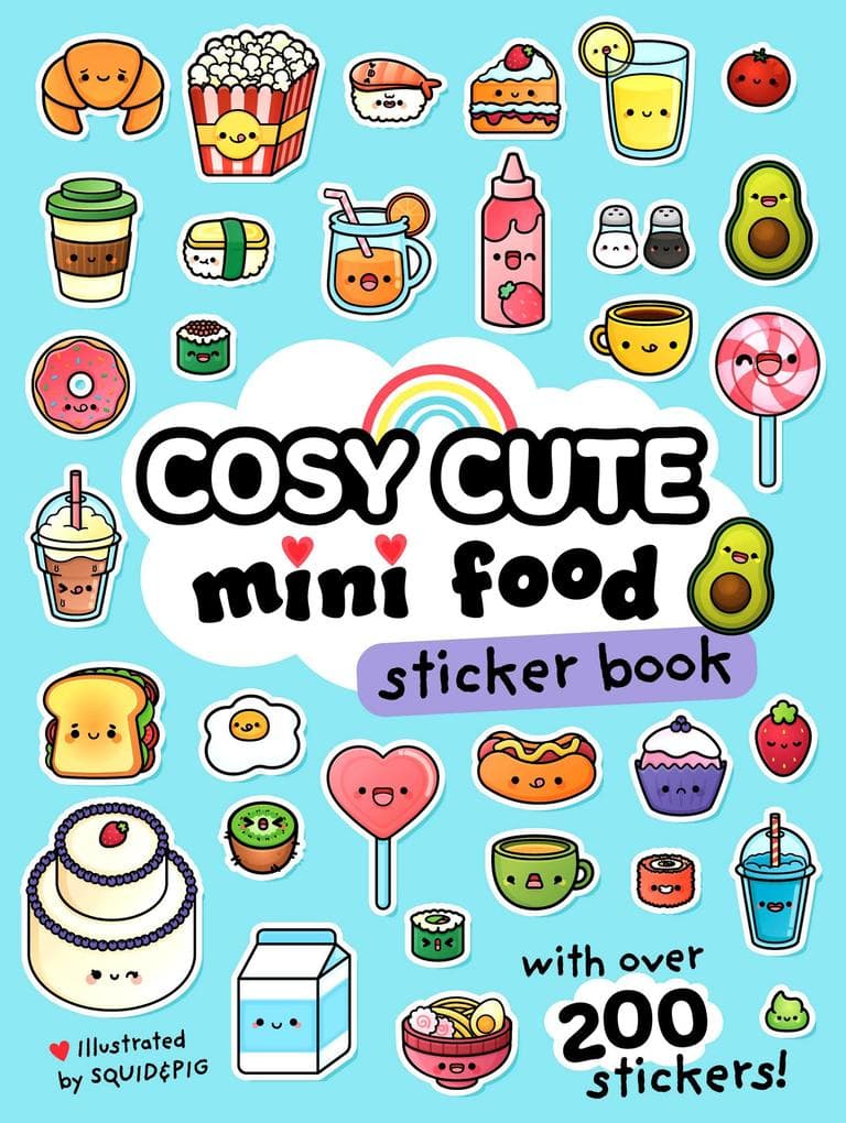Cosy Cute Mini Food Sticker book