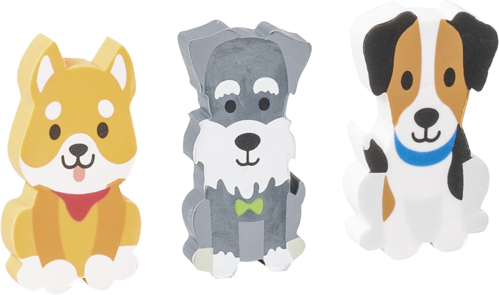 Display Radiergummi Hund 3er
