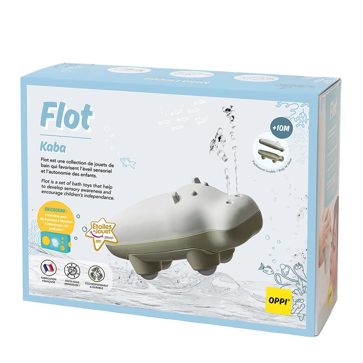 OPPI Toys - Flot Badespielzeug Nilpferd Kaba