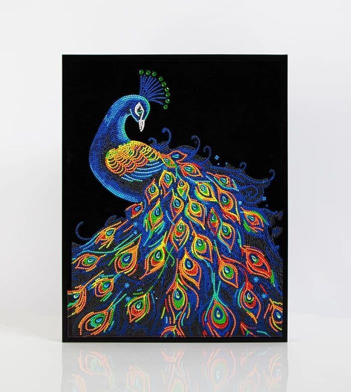 DIAMOND DOTZ - Diamond Painting Neon Pfau