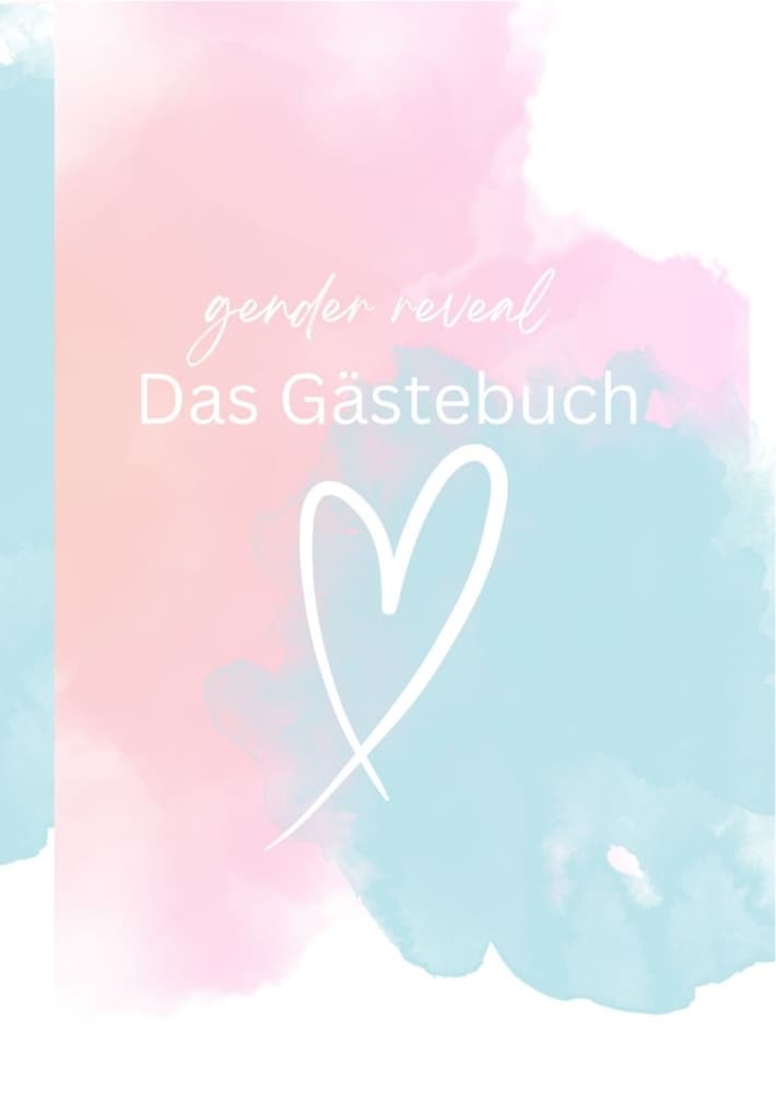 Gender Reveal Gästebuch
