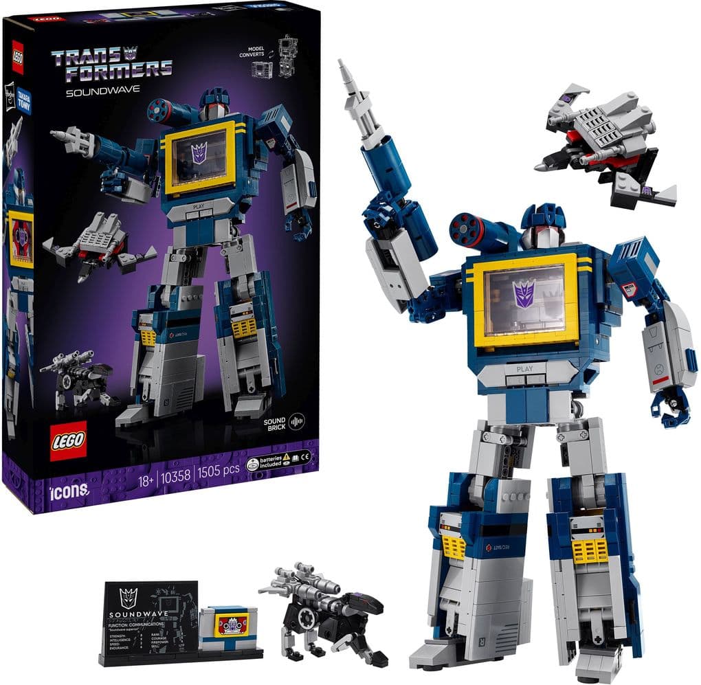 LEGO® Icons 10358 Transformers: Soundwave