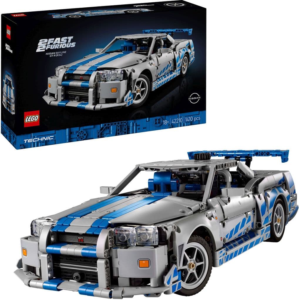 LEGO® Technic 42210 2 Fast 2 Furious Nissan Skyline GT-R (R34) Flitzer