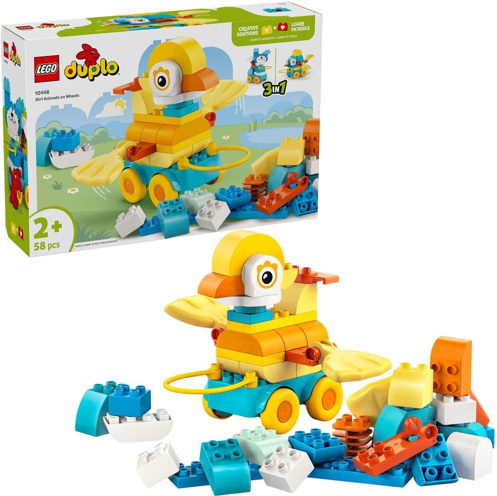 LEGO® DUPLO 10448 Tiere auf Rädern 3-in-1-Set