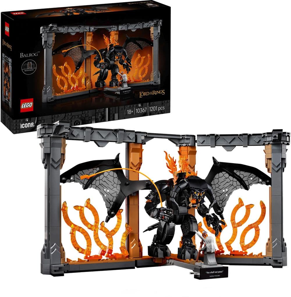 LEGO® Icons 10367 Der Herr der Ringe: Balrog Bücherstütze