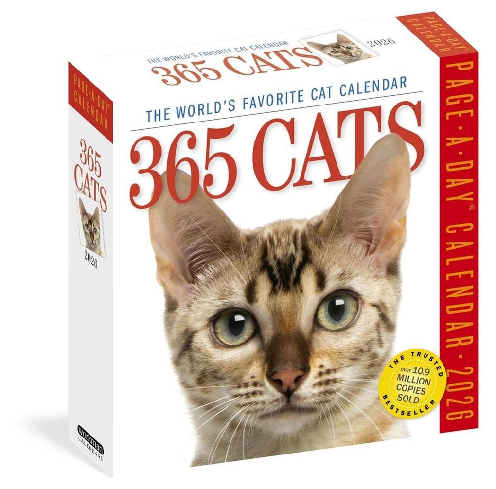 365 Cats Page-A-Day® Calendar 2026