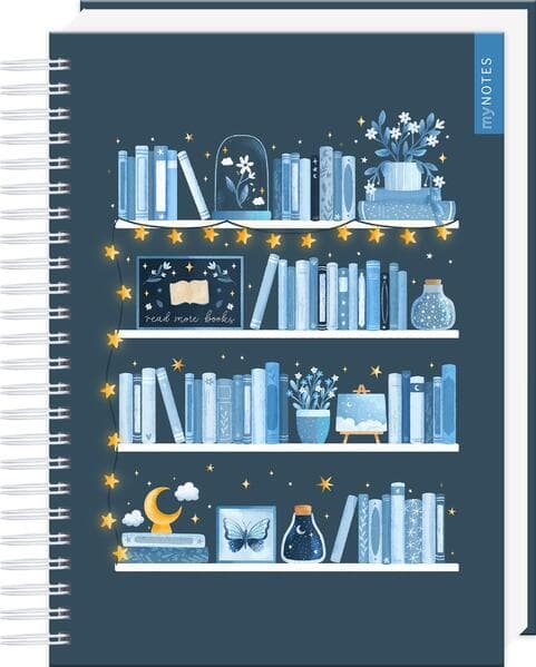 myNOTES Papeterie: Ringbuch Bücherregal