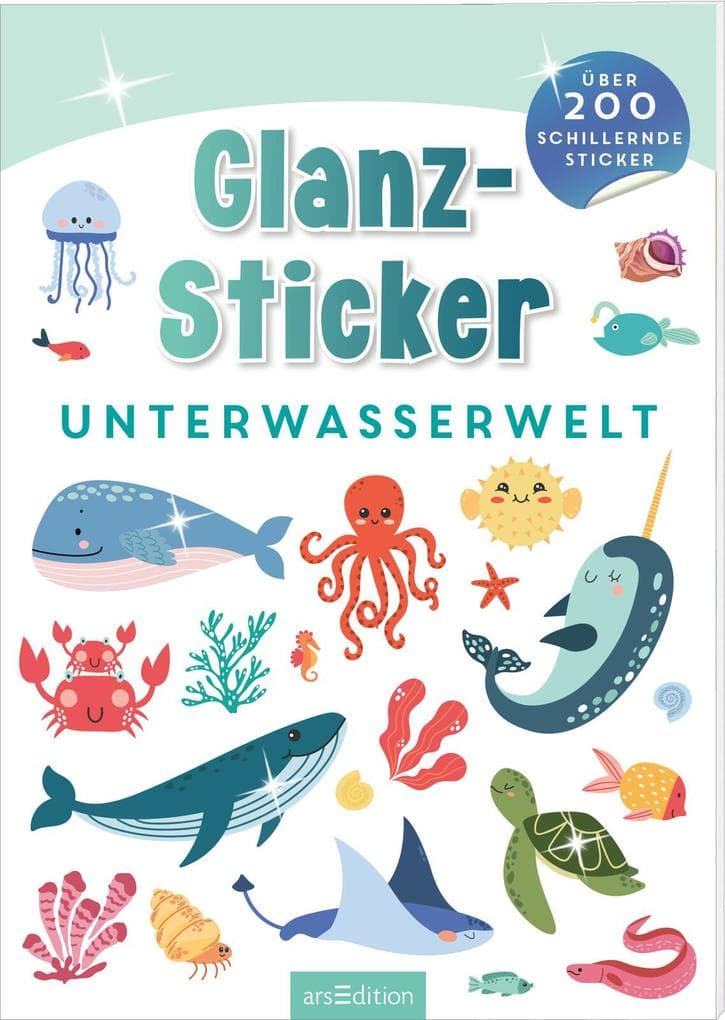 Glanz-Sticker - Unterwasserwelt