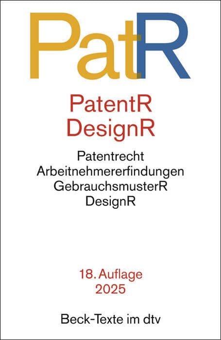 Patent- und Designrecht. PatR