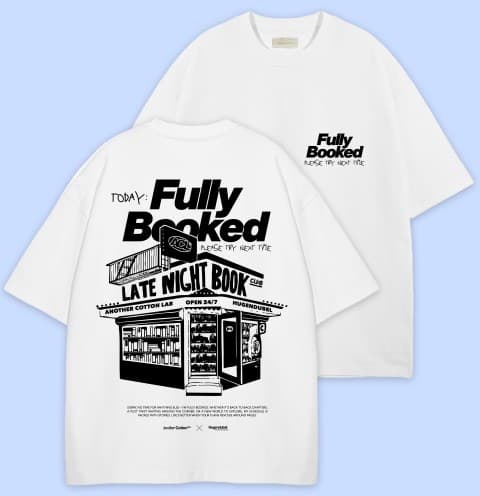 Fully Booked T-Shirt, Größe XL