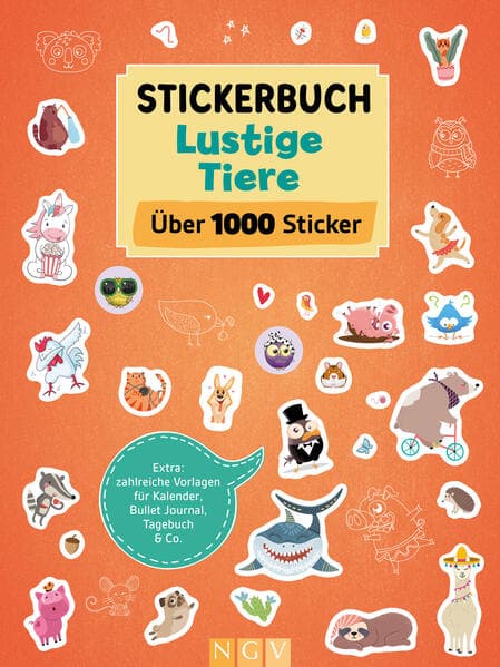 Stickerbuch Lustige Tiere I Über 1000 Sticker