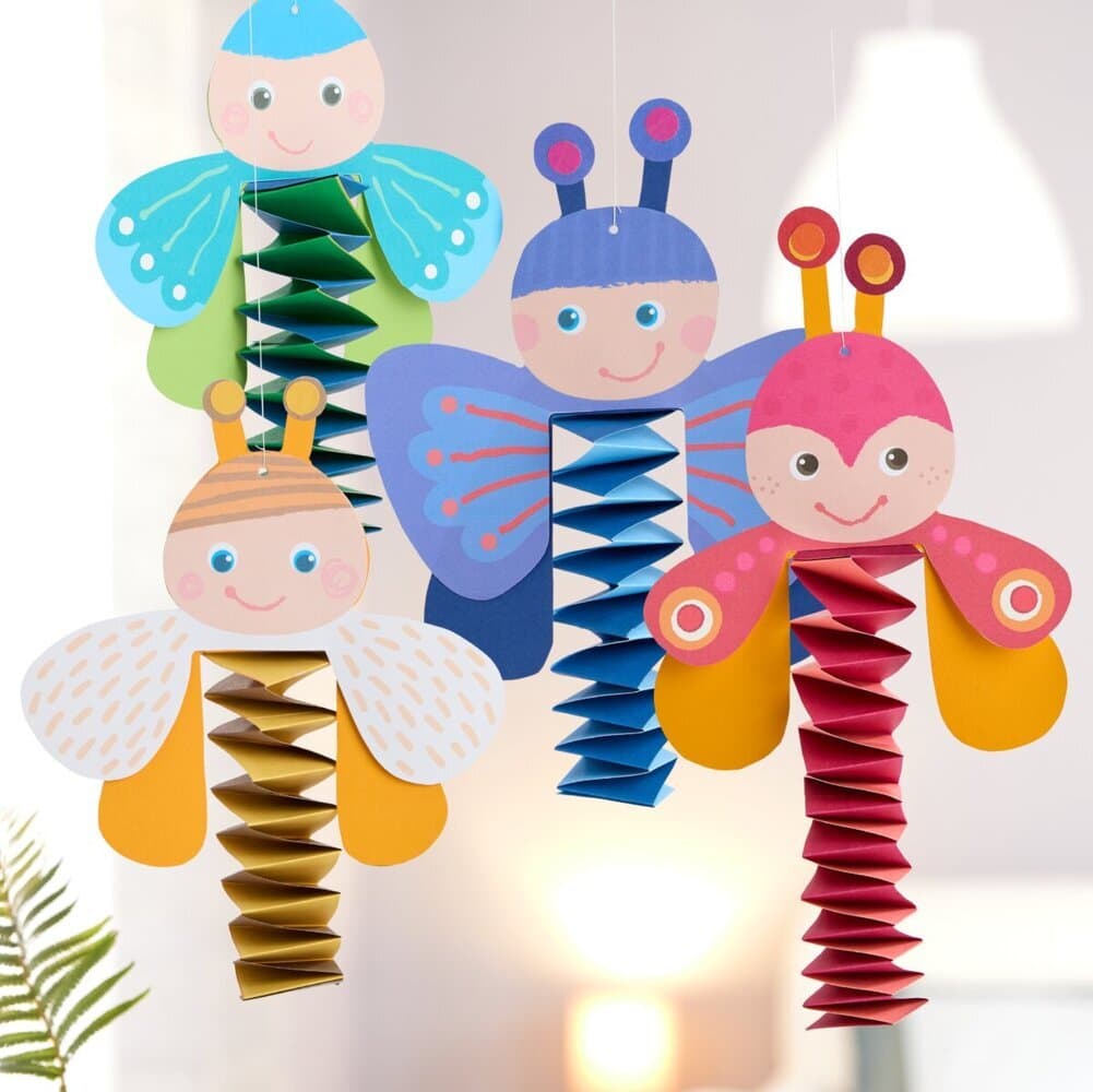 Bastelset - Erstes Falten Käfer & Schmetterlinge